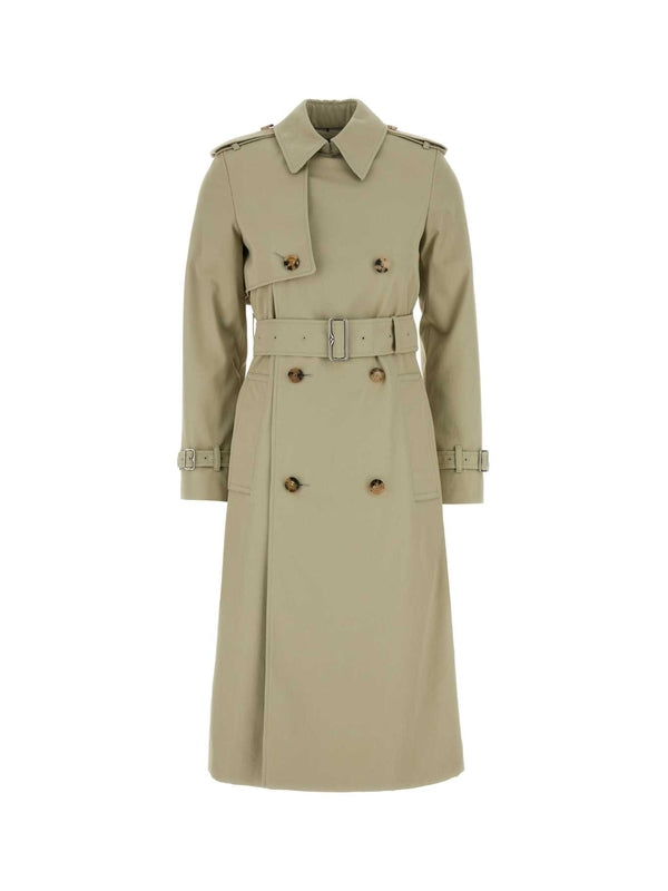 Belt Detail Epaulet Trench
  Coat