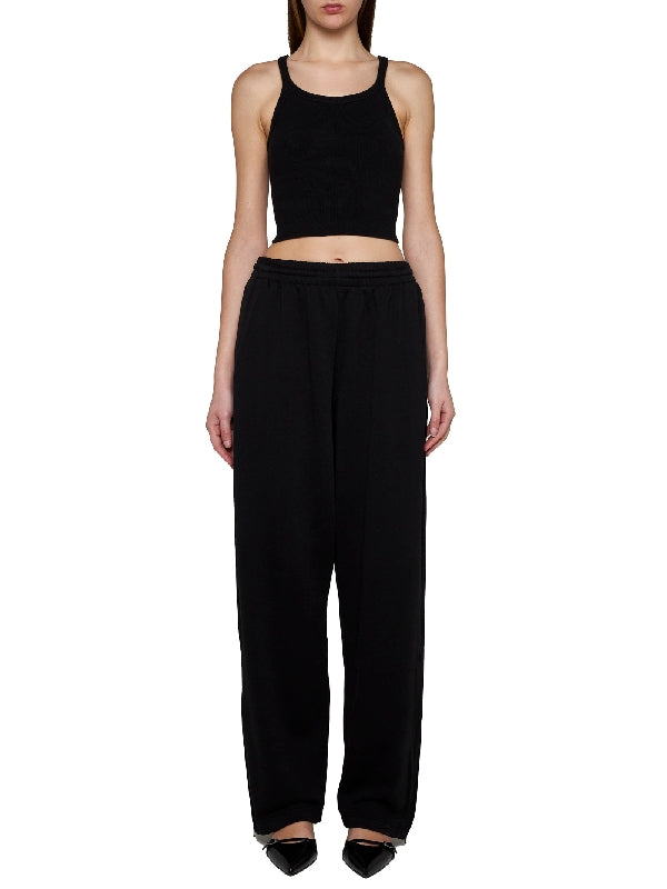 Wide-Fit Banded Track Pants