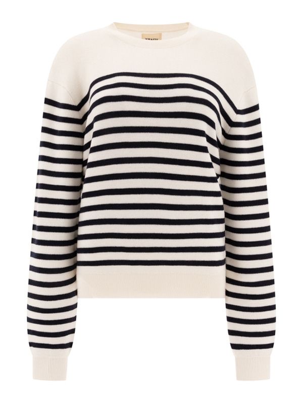 Viola Stripe Jacquard Cashmere Knit