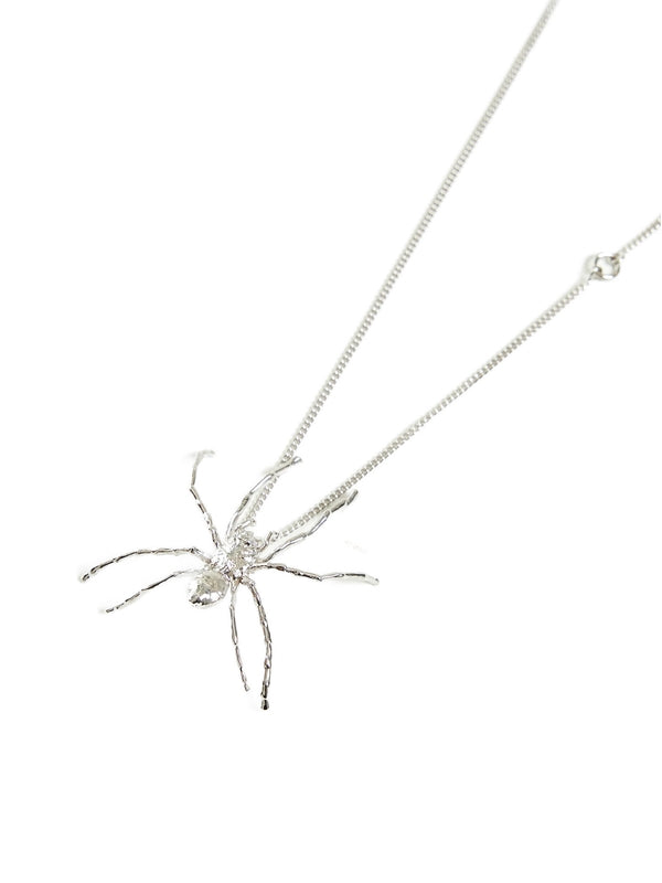 Spider Silver Necklace