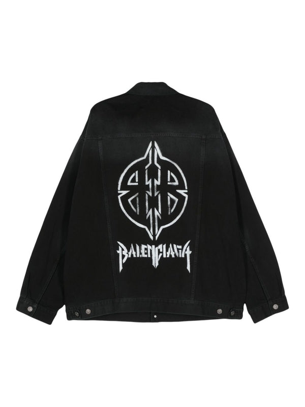 Back Logo Printing Trucker Jacket