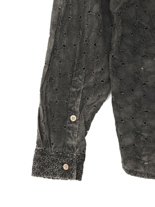 Vintage-Effect Lace Shirt