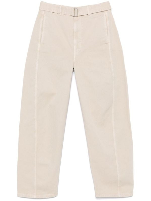 Twist Cotton Denim Pants