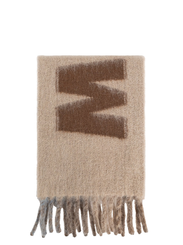 Logo Jacquard
  Wool Blend Muffler