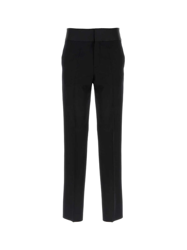 Waist Band Wool Pants
