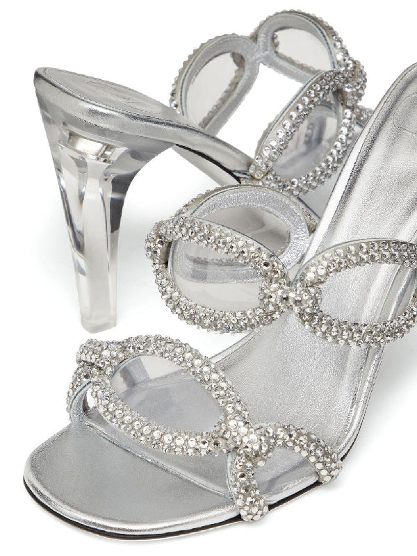 1967 Crystal Chain Strap Sandalheel