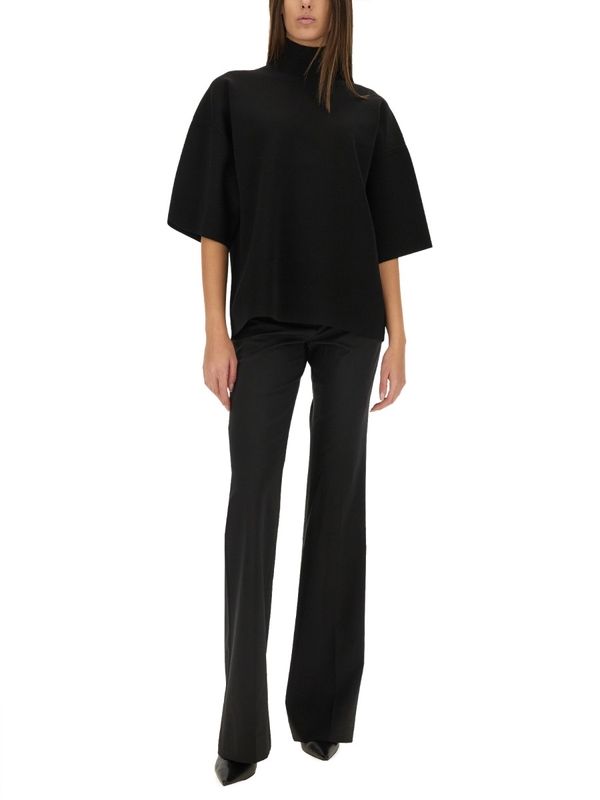 Flare Wool Blend Pants