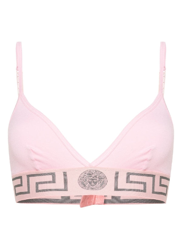 Medusa Logo Band Greca Bralette