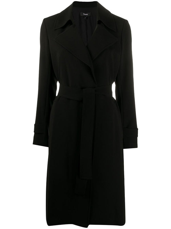 Theory Black Trench Coat