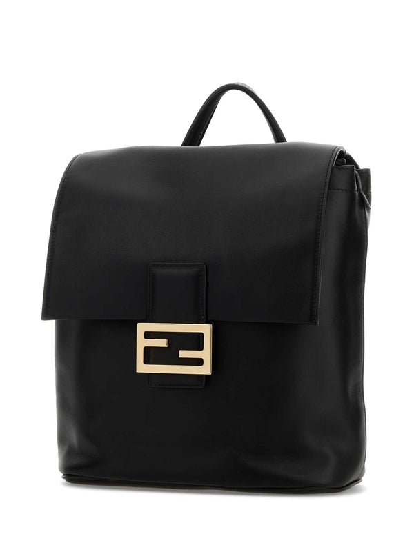 Fendi Ff Black Backpacks