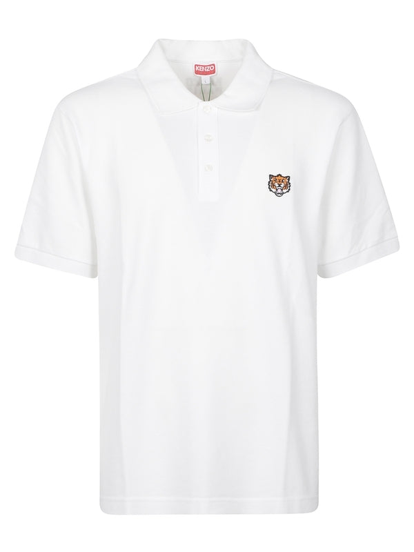 Kenzo White Polo Shirts