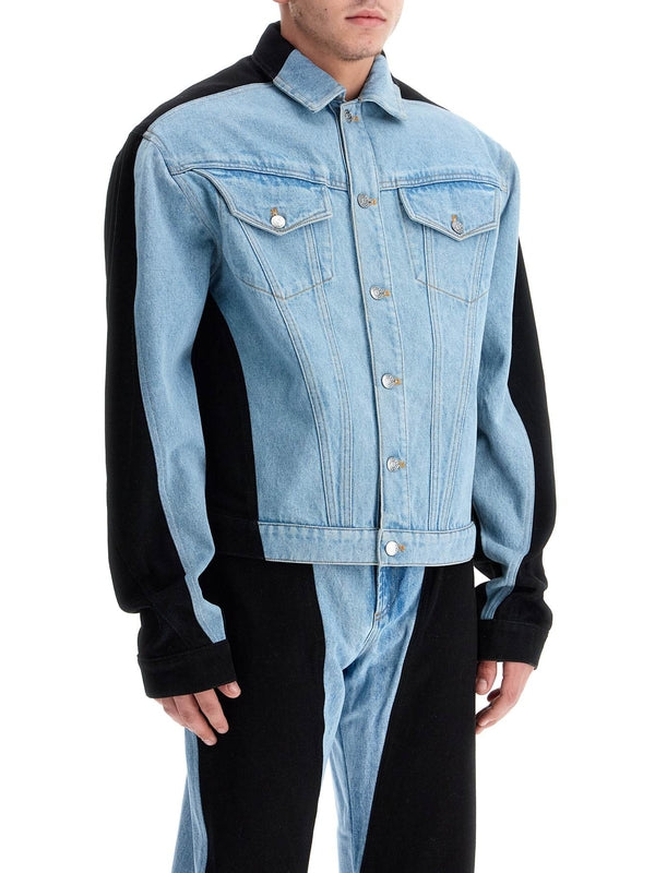 Two-Tone Denim Jacket