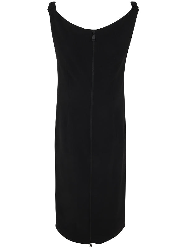 V-Neck Midi Dress