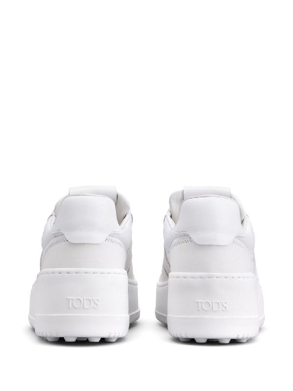 White Platform Leather
  Sneakers