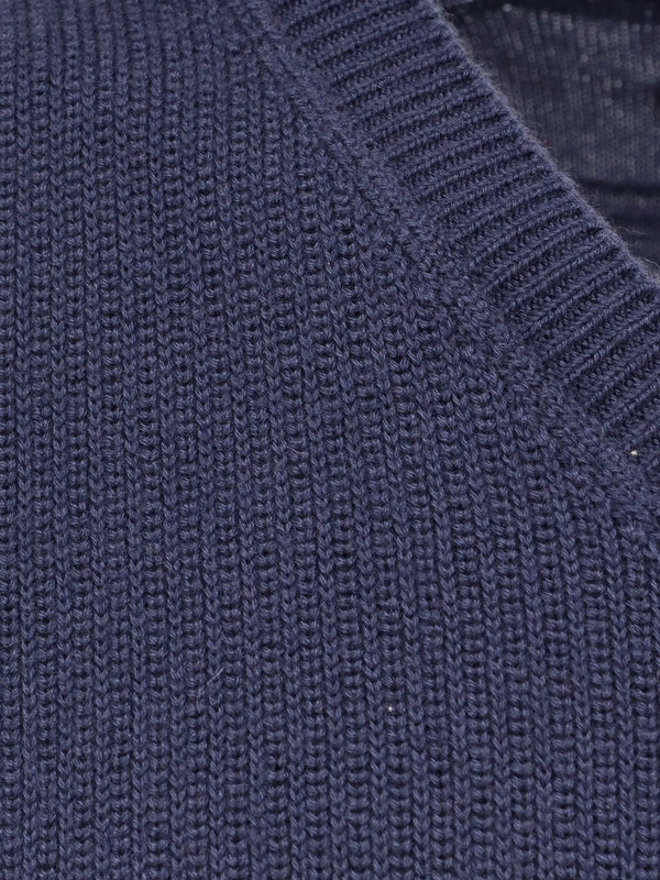 Z Zegna Blue Knitted