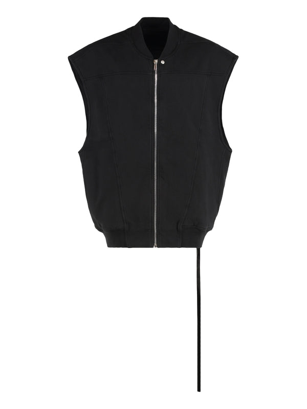 String Detail Cotton Vest