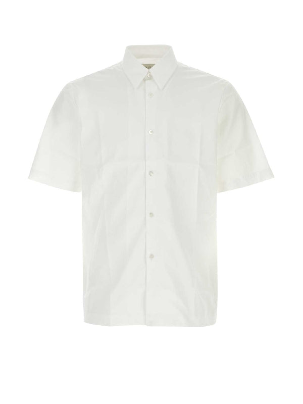 White Cotton Poplin Shirt