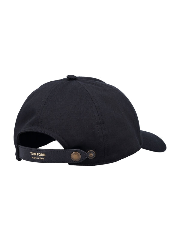 Tom Ford Black Ball Cap
