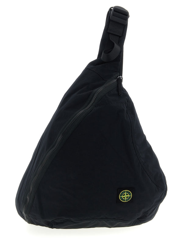 Stone Island Black Backpacks