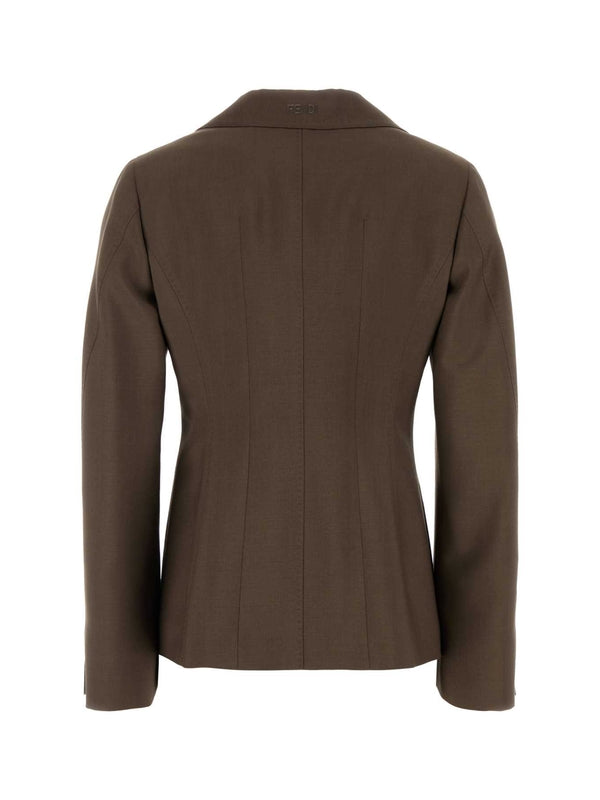 Wool Mohair Tailored Jacket