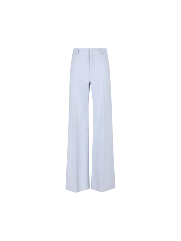 Wool Flare Pants