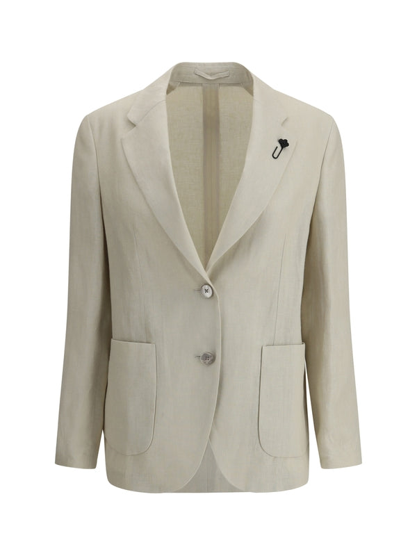 Lardini Beige Tailored Jackets