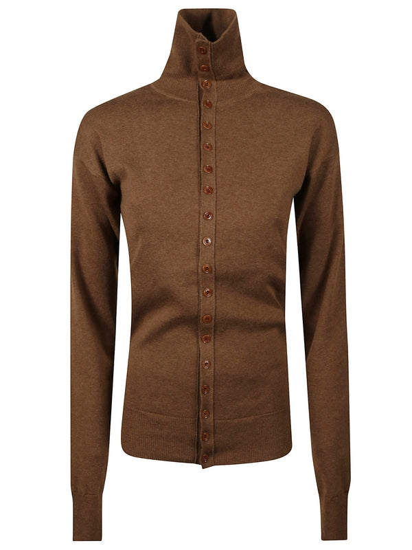 Slim Fit Wool Cardigan