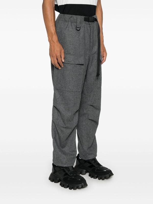 Wool Blend Cargo Pants - Jente