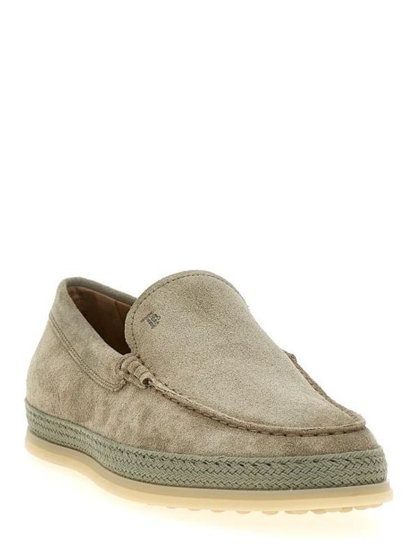 Logo Debossed Suede
  Espadrilles