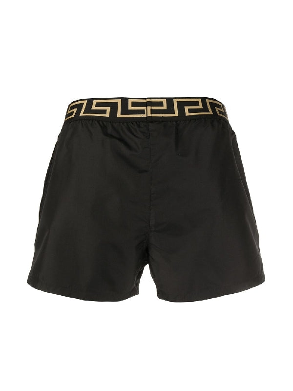 Medusa Greca Banded Swim Pants