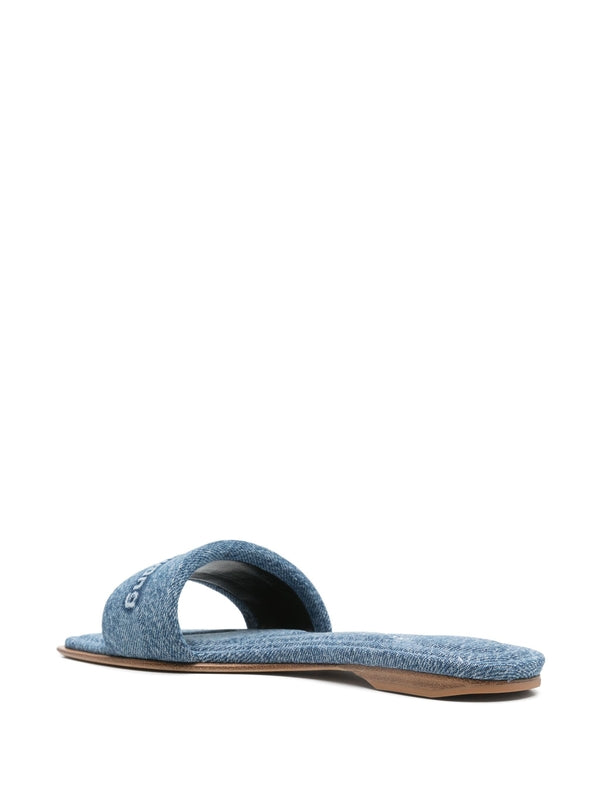 VY Logo Denim Slides