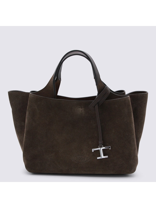 Tod'S Brown Tote Bags