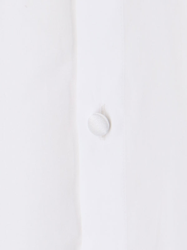 White Cotton Poplin Shirt