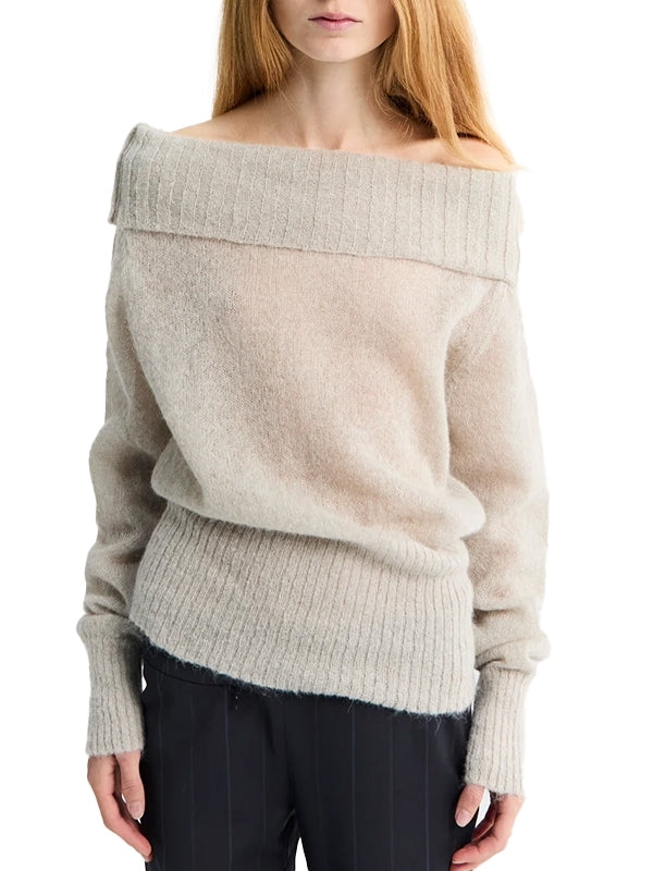 Sofre High-neck Gray Knit