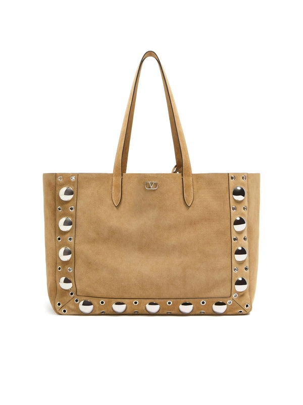 Valentino Beige Tote Bags