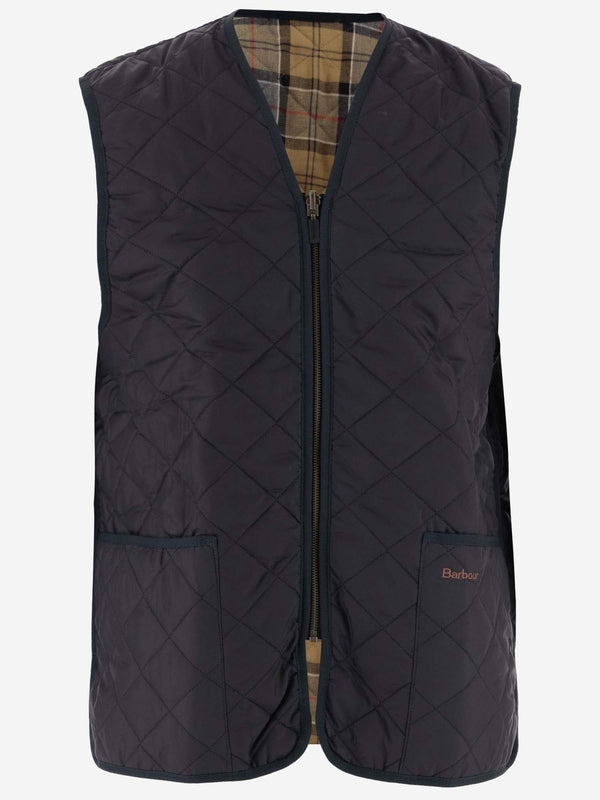 Check Reversible Quilted Vest