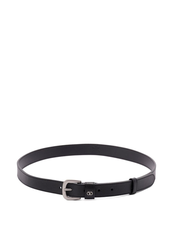 Valentino Black Leather Belts
