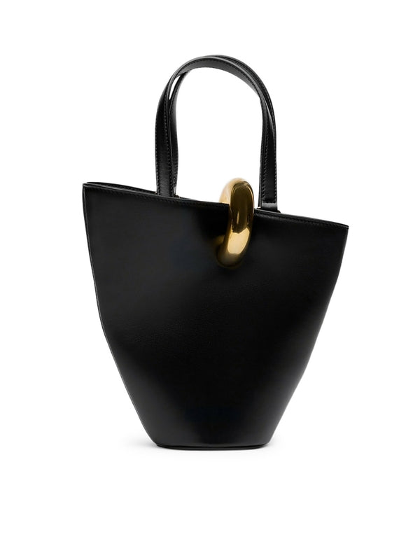 Bambola Asymmetric Leather
  Bucket Bag