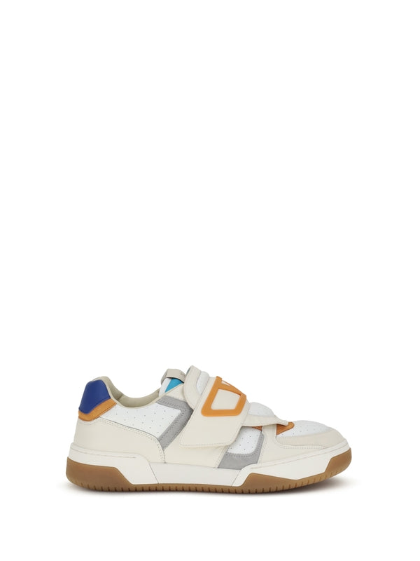 Valentino White Low Top Sneakers