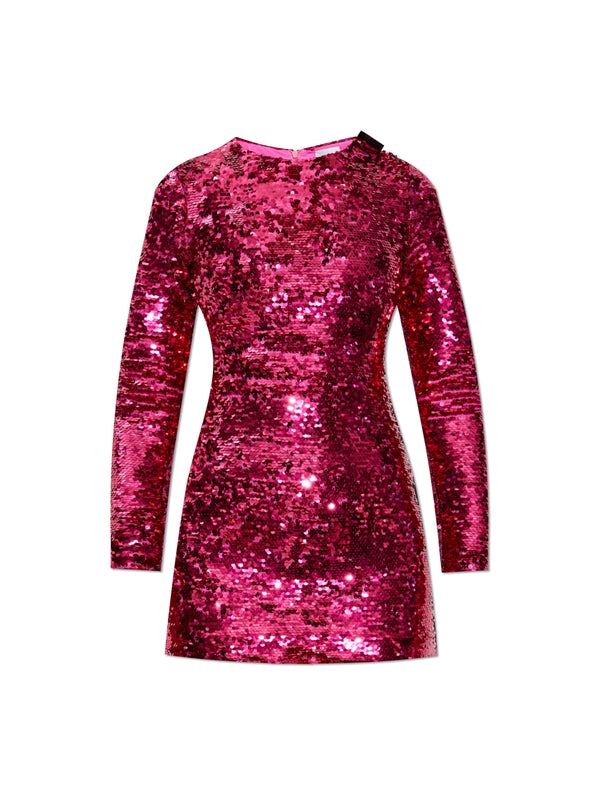 All-Over
  Sequin Decor Mini Dress