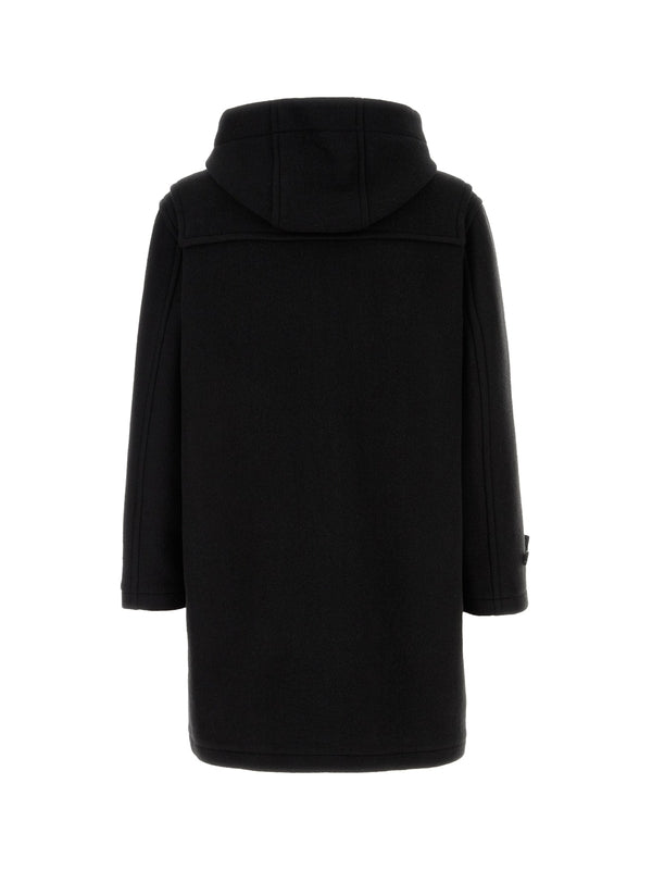 Big Pocket Wool Hoodieed Coat