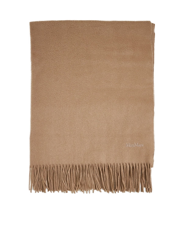 Basi Logo Embroidery Fringe
  Cashmere Muffler