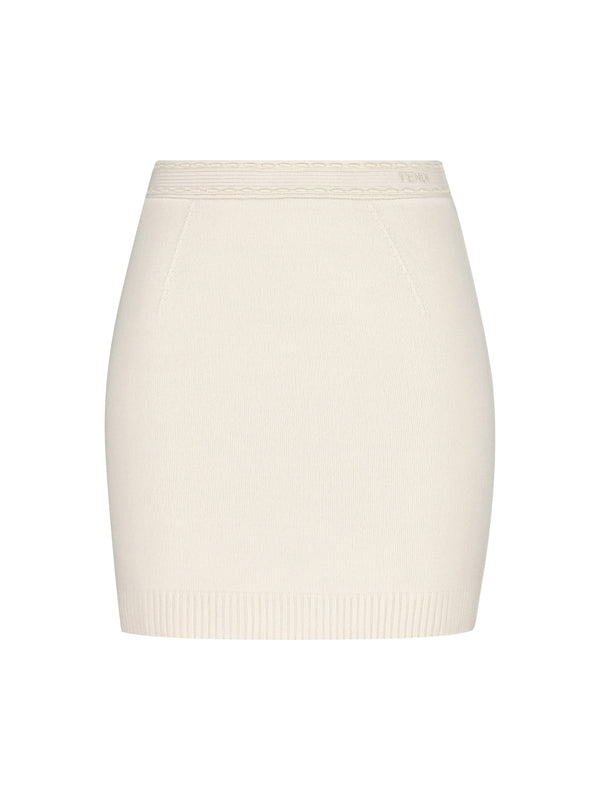 Selleria Stitch Cashmere Skirt