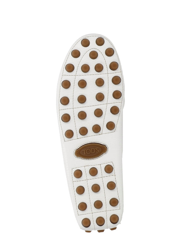 Contrast Leather Driving Shoes