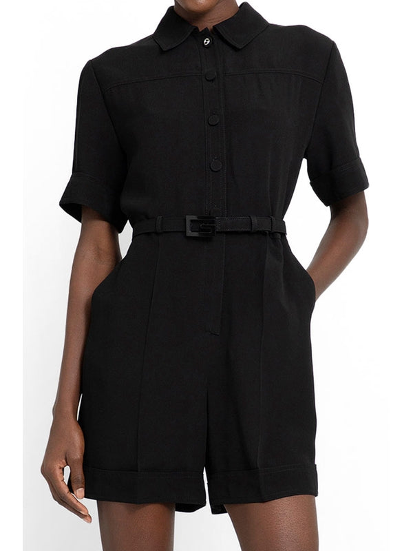 Black Viscose Jumpsuit