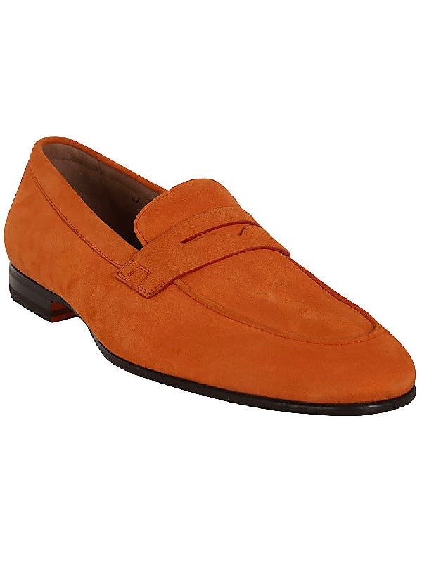 Suede Penny Loafers