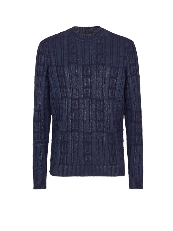 FF 编织图案羊毛针织