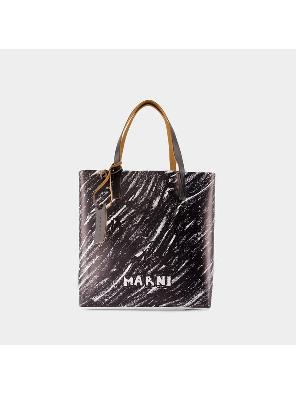 MARNI - Tribeca Logo Tote Bag - Jente
