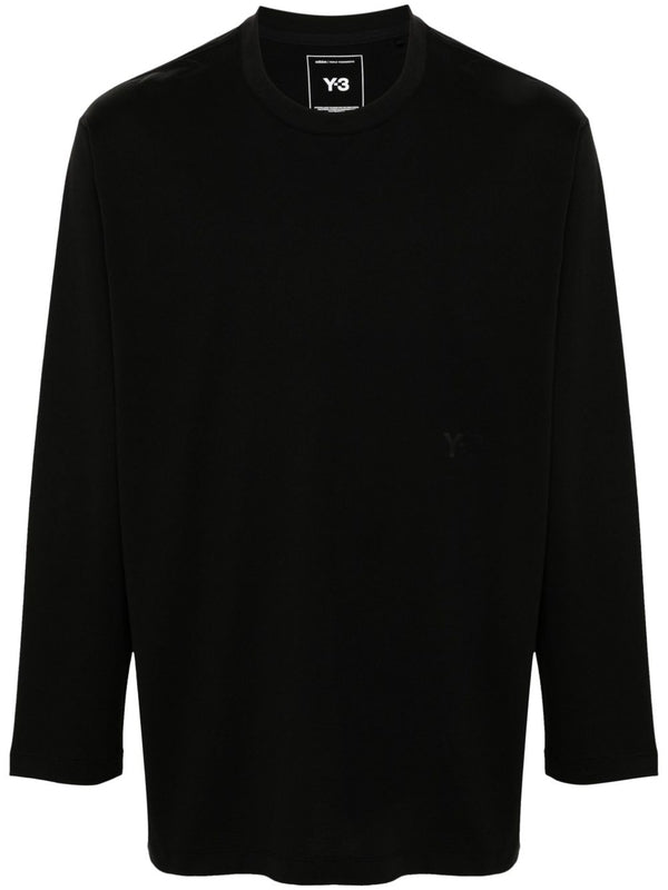 Y3 Black Long Sleeve Top
