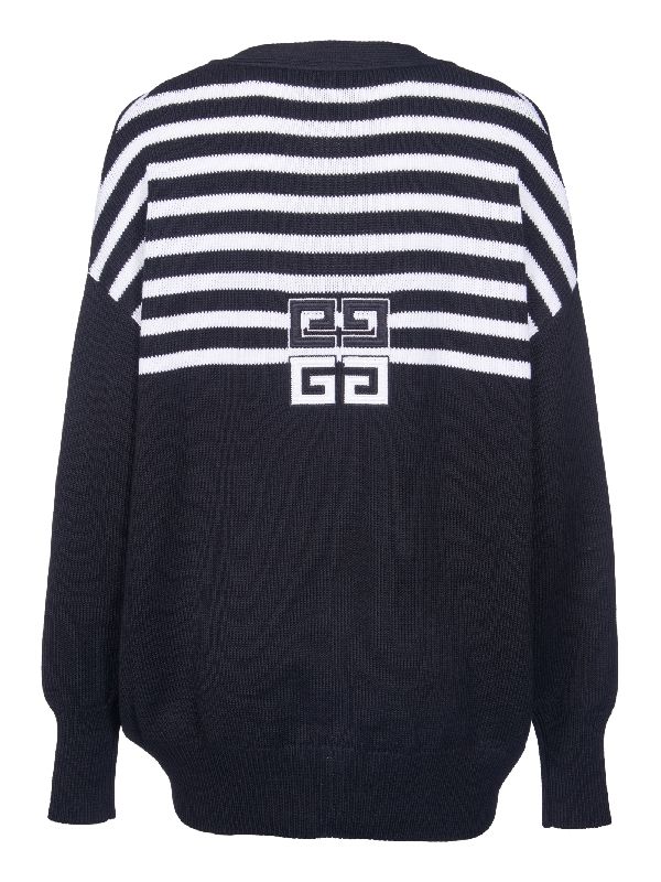 4g Stripe Cardigan